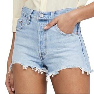 High Waisted Levi’s 501 Denim Shorts